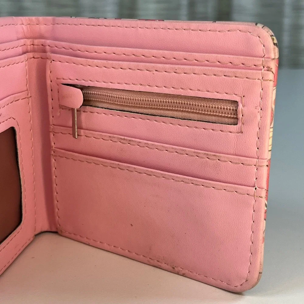 Nintendo Kirby Bifold Wallet Pink Unisex OS Good All Over Print Sweets Anime
